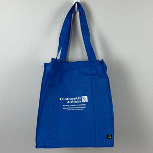 “Vintage Continental Airlines Reusable Tote Bag - Eco-Friendly